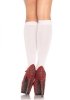 Nylon Knee Highs White